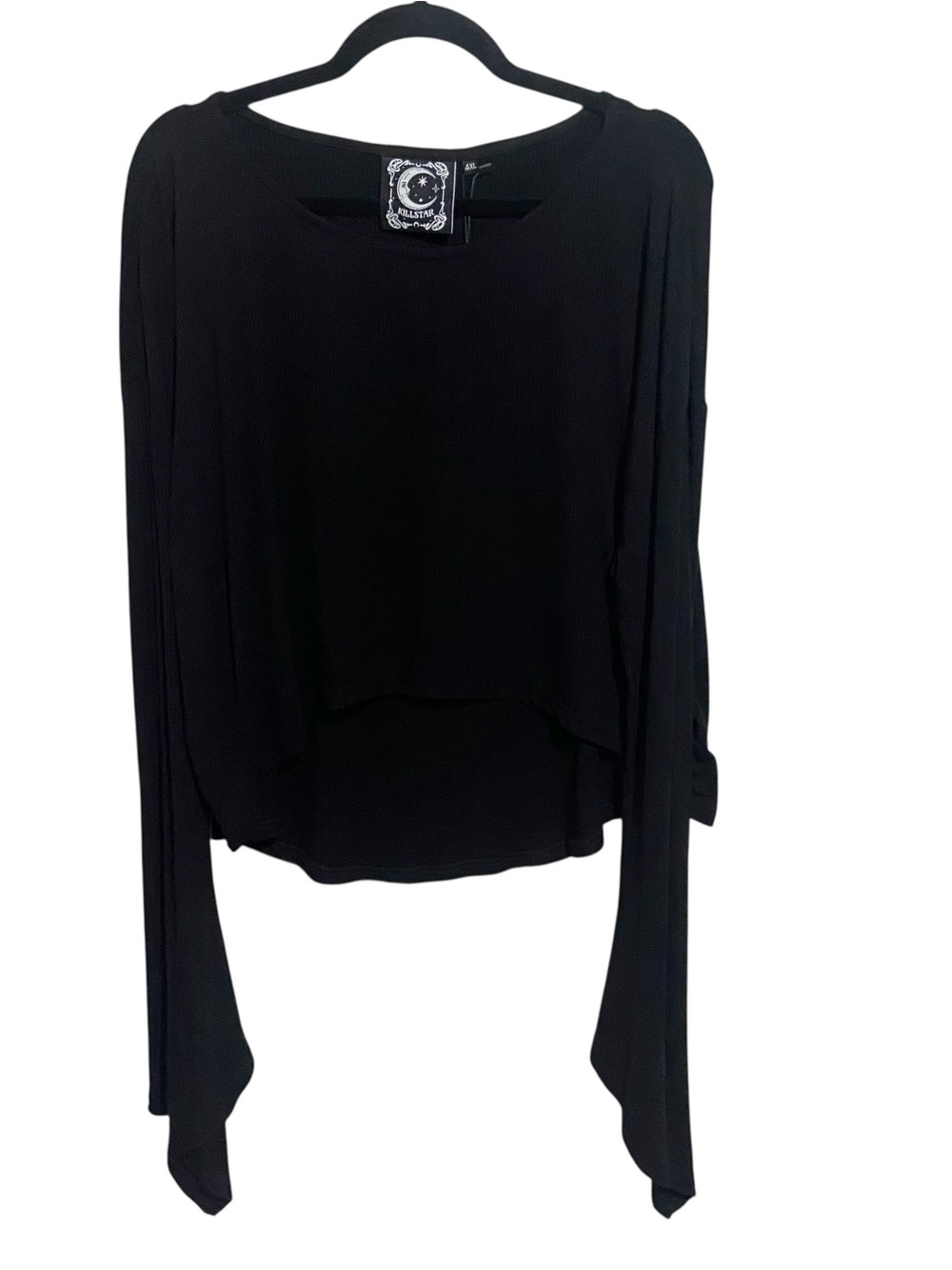 Killstar Shirt Womens Plus Size 4X Gothic Witchy Whimsigoth Bell Sleeve Top New
